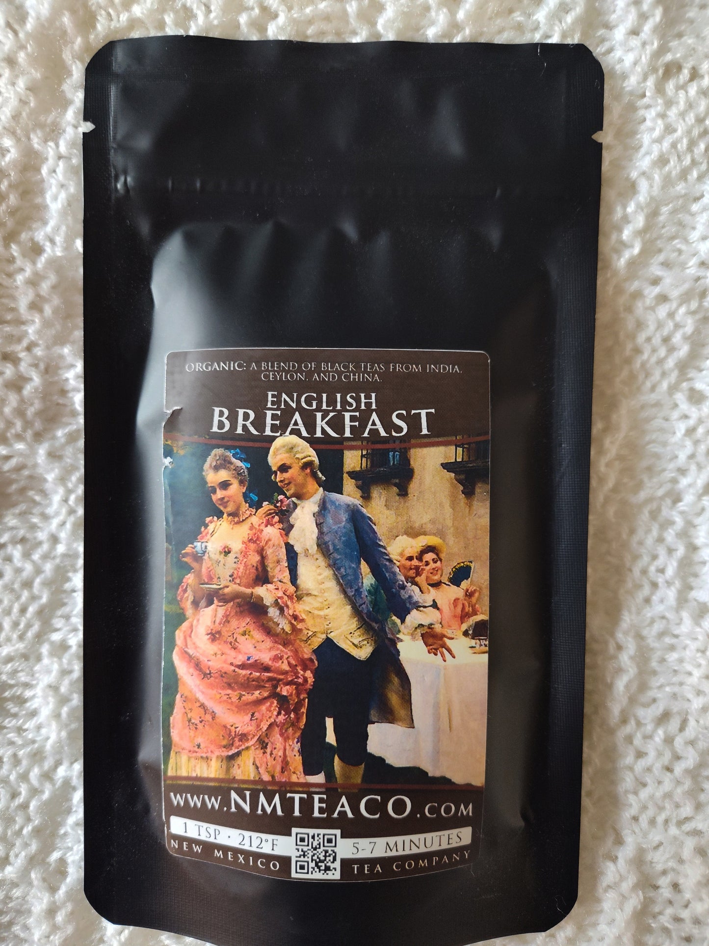 English Breakfast Tea (New Mexico Tea Co.) & Tea Strainer Set