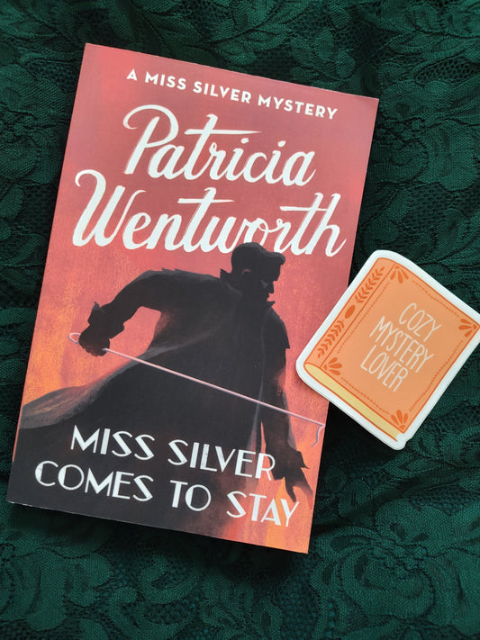 Miss Silver Comes to Stay Book & Cozy Mystery Sticker Set