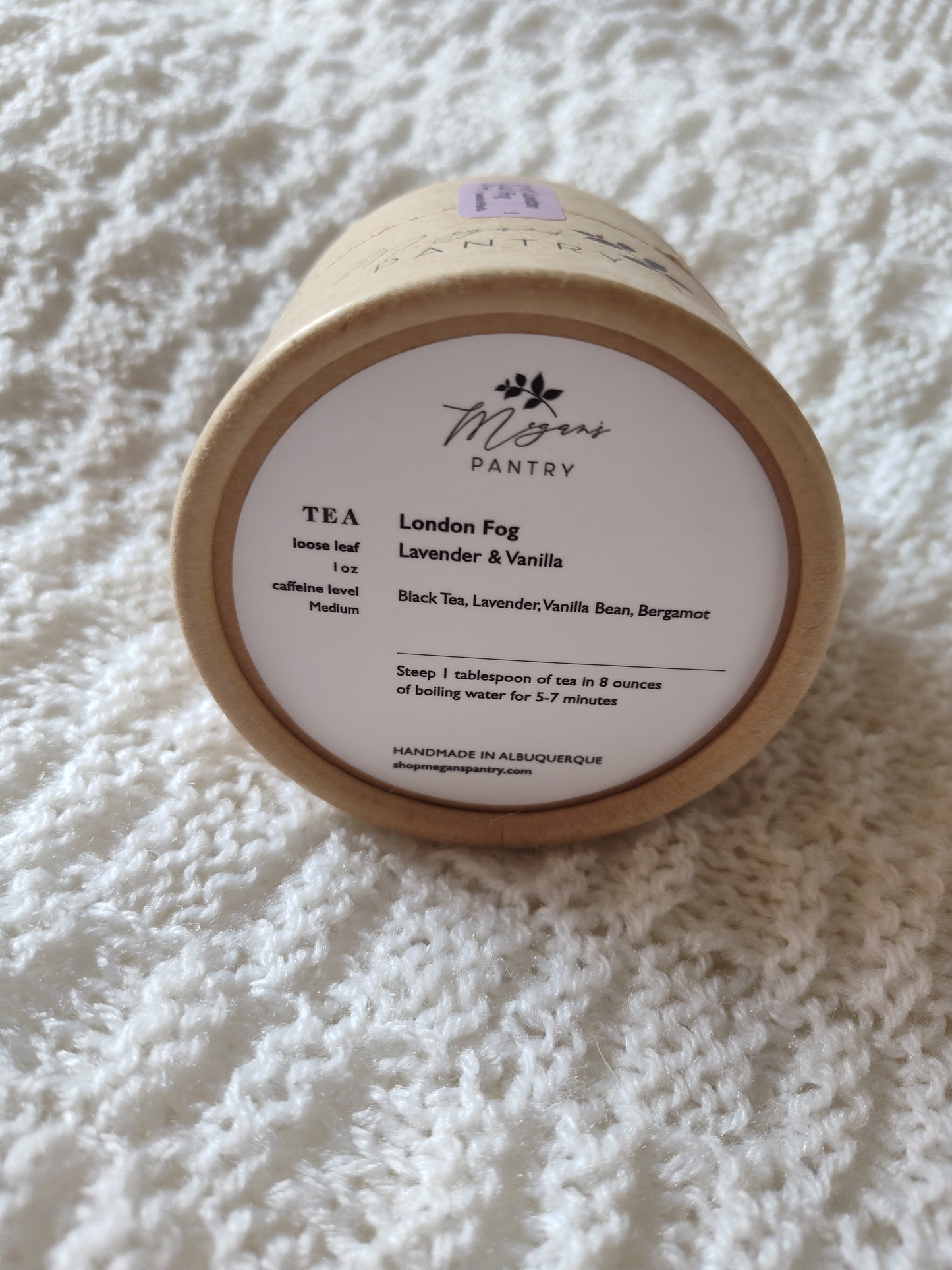 London Fog Tea Blend (Megan's Pantry) & Tea Strainer Set